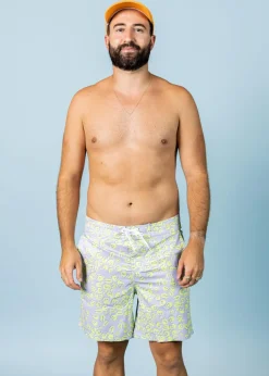 Kortni Jeane Vivid Cheetah | Mens Swim Trunks VividCheetah Sale