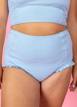 Kortni Jeane Waffled Barely Blue | All Ruffled Up Bottoms WaffledBarelyBlue Hot
