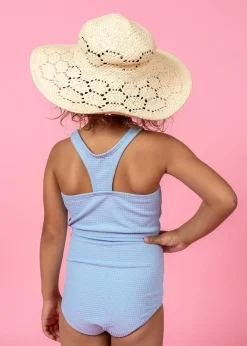 Kortni Jeane Waffled Barely Blue | Mini High-Waisted Bottoms WaffledBarelyBlue Hot