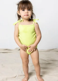 Kortni Jeane Waffled Glow Green | Baby Simply One-Piece WaffledGlowGreen Sale