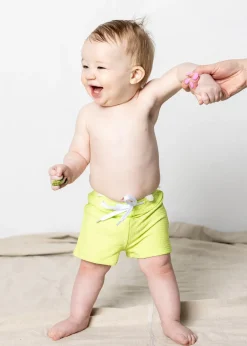 Kortni Jeane Waffled Glow Green | Baby Euro Shorts WaffledGlowGreen Online