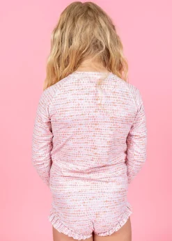 Kortni Jeane Watercolor Dots | Mini All Ruffled Up Bottoms WatercolorDots Hot