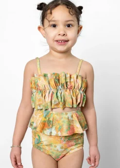 Kortni Jeane Wonderland Floral | Mini Oversized Ruffle Top WonderlandFloral Fashion
