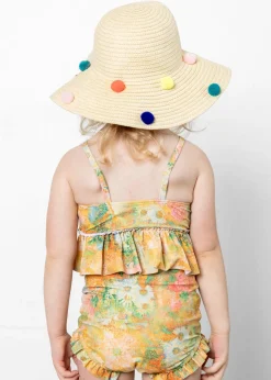 Kortni Jeane Wonderland Floral | Mini Peplum Top WonderlandFloral Best
