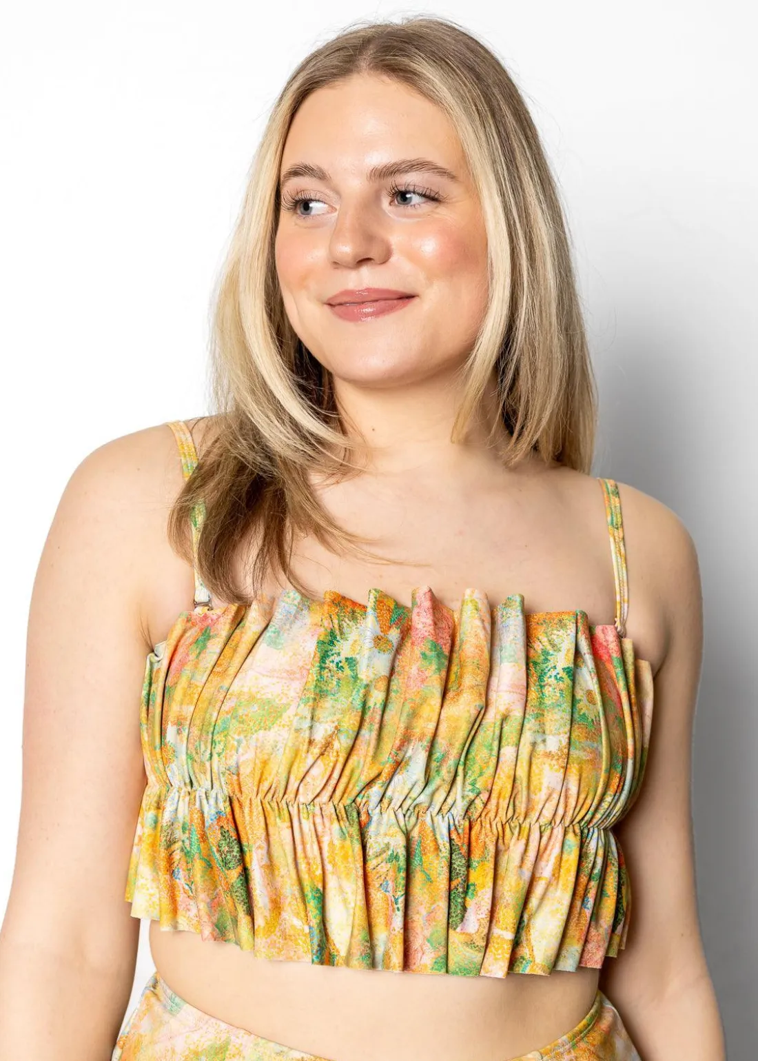 Kortni Jeane Wonderland Floral | Oversized Ruffle Top WonderlandFloral Fashion