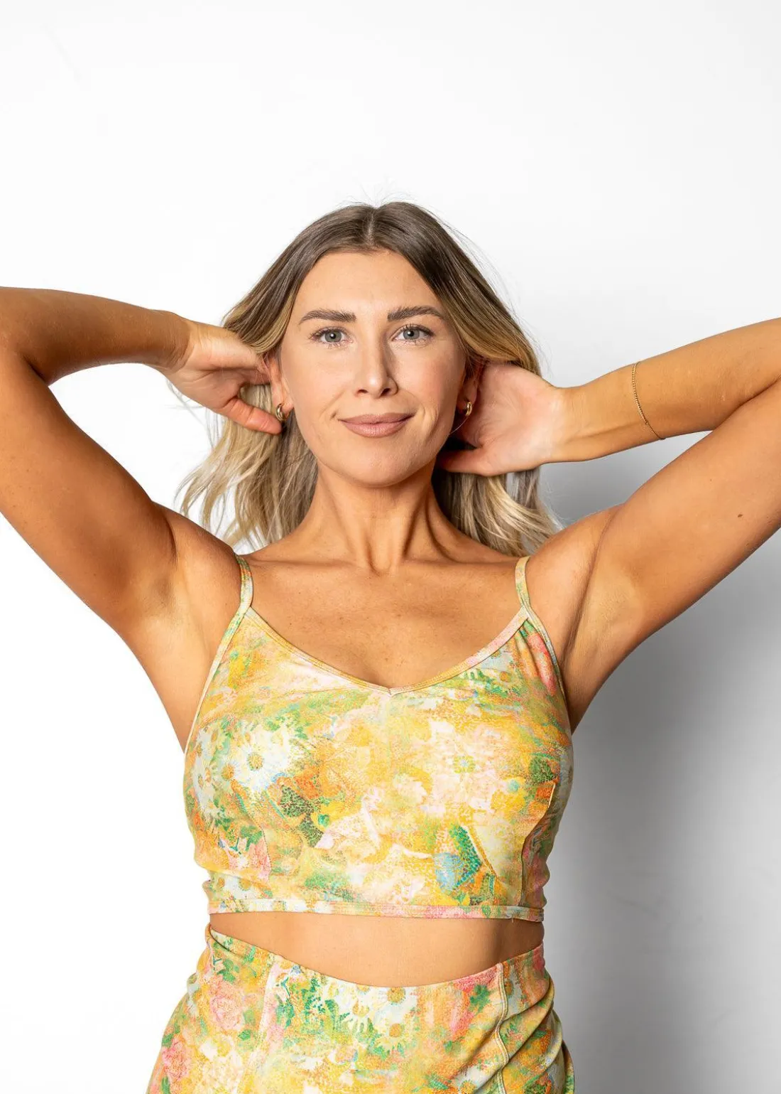 Kortni Jeane Wonderland Floral | VD Crop Top WonderlandFloral Clearance