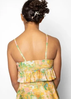 Kortni Jeane Wonderland Floral | Youth Peplum Top WonderlandFloral Hot