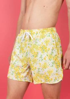 Kortni Jeane Yellow Meadow | Mens Retro Shorties YellowMeadow Hot