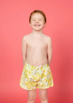 Kortni Jeane Yellow Meadow | Mini Retro Shorties YellowMeadow Outlet