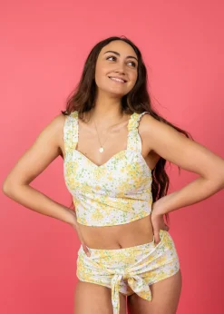 Kortni Jeane Yellow Meadow | Ripple Top YellowMeadow Hot