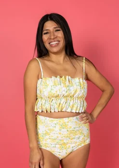 Kortni Jeane Yellow Meadow | Ruched Bottoms 2.0 YellowMeadow Discount