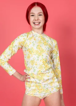 Kortni Jeane Yellow Meadow | Youth Down in Front Ruffle Bottoms YellowMeadow Discount