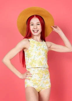 Kortni Jeane Yellow Meadow | Youth High-Waisted Bottoms YellowMeadow Best