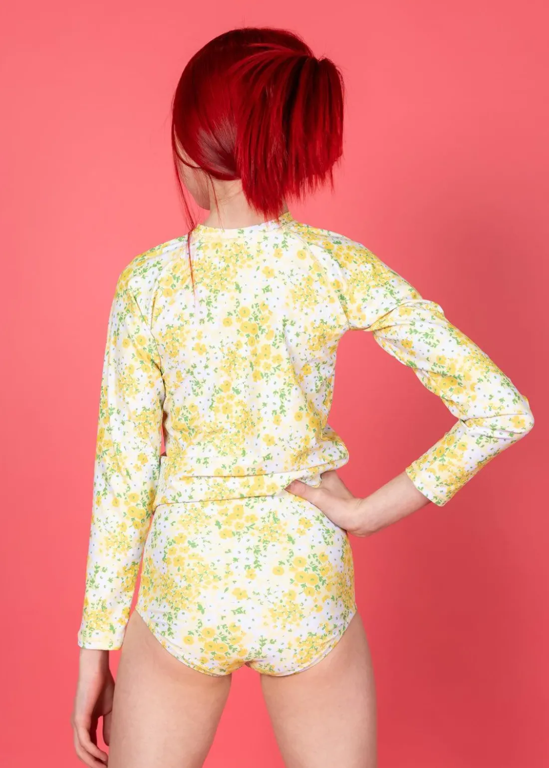 Kortni Jeane Yellow Meadow | Youth Rashguard Top (Unisex) YellowMeadow New